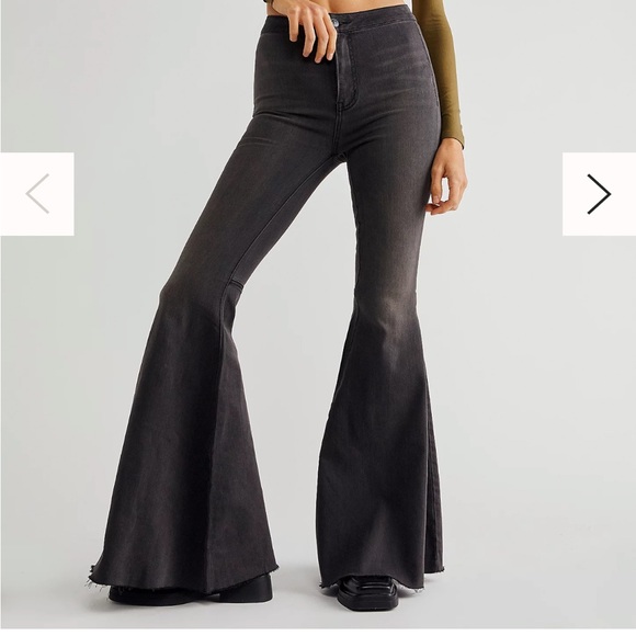 Free People Flare Jeans - Picture 1 of 2